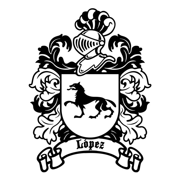 Wall Stickers: Heraldic Coat of Arms López
