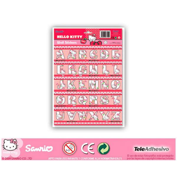 Stickers for Kids: Hello kitty letters 24x34 cm