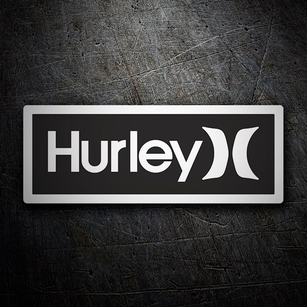 Hurley Sticker Black 