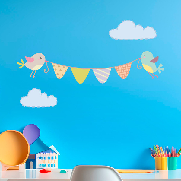 Stickers for Kids: Garland of birds