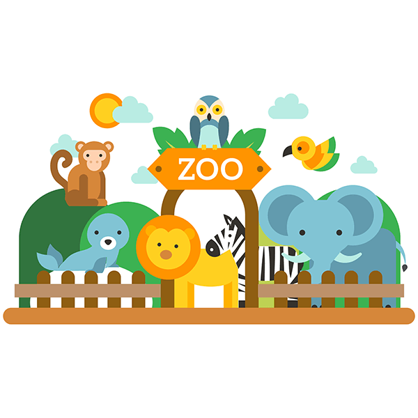 Stickers for Kids: Child Zoo