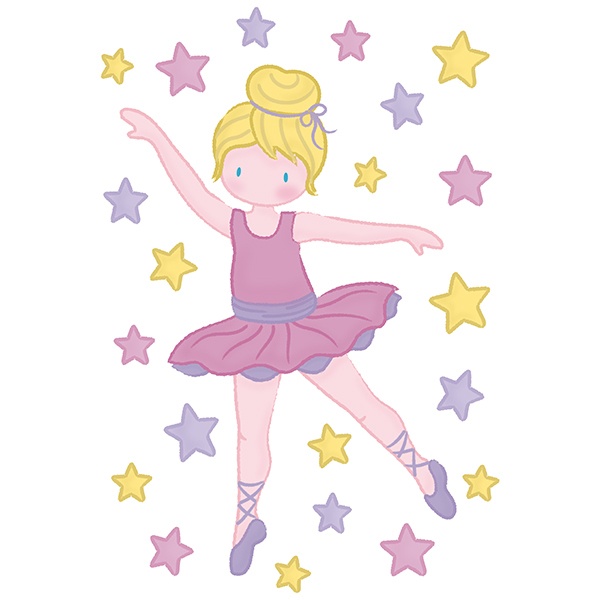 Stickers for Kids: Ballerina
