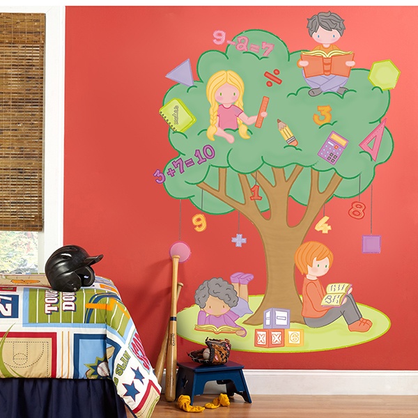 Stickers for Kids: The tree of mathematics