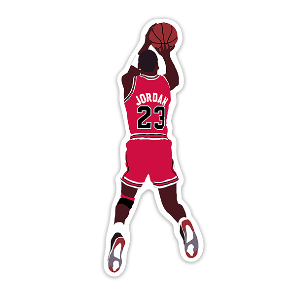 Car & Motorbike Stickers: Michael Jordan Shooting