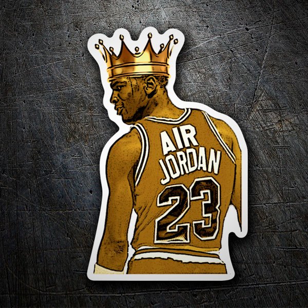 Car & Motorbike Stickers: Michael Jordan King