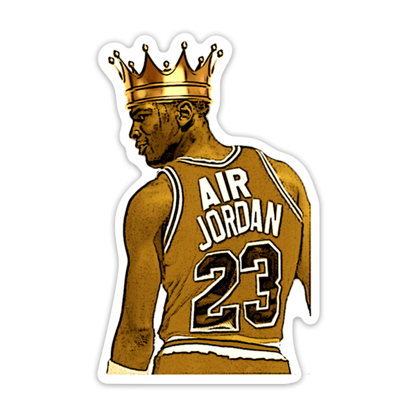 Car & Motorbike Stickers: Michael Jordan King