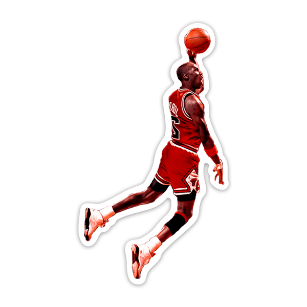 Car & Motorbike Stickers: Michael Jordan Historic Leap