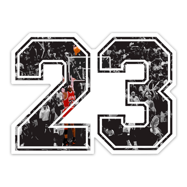 Car & Motorbike Stickers: Michael Jordan 23