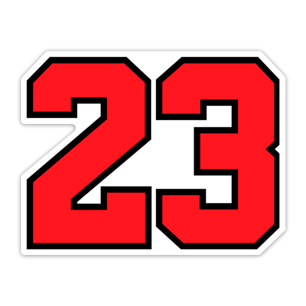 Car & Motorbike Stickers: Michael Jordan Jersey 23