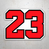 Car & Motorbike Stickers: Michael Jordan Jersey 23 3