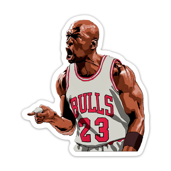 Car & Motorbike Stickers: Michael Jordan Your Majesty