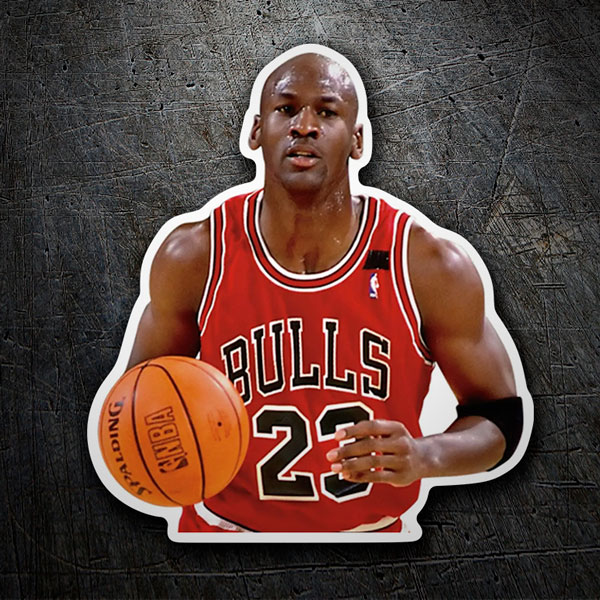 Michael Jordan BULLS 23 Jersey  No. 23 Sticker for Sale by