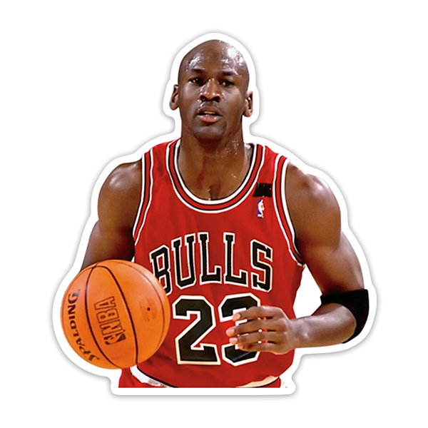 Car & Motorbike Stickers: Michael Jordan Chicago Bulls 23