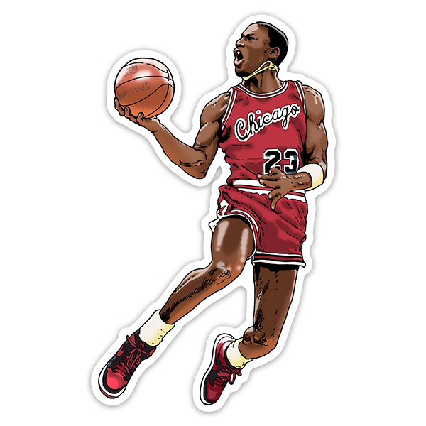 Car & Motorbike Stickers: Michael Jordan Drawing II