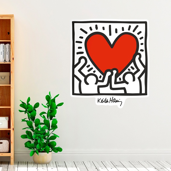 Wall Stickers: Red Heart (color)