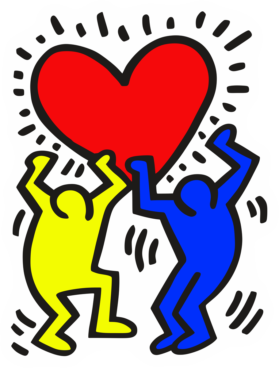 Wall Stickers: Friends Keith Haring