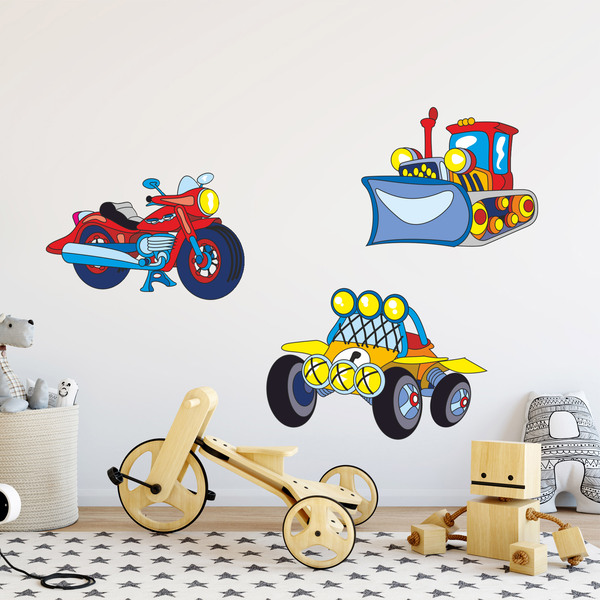Stickers for Kids: Transportation Means Kit