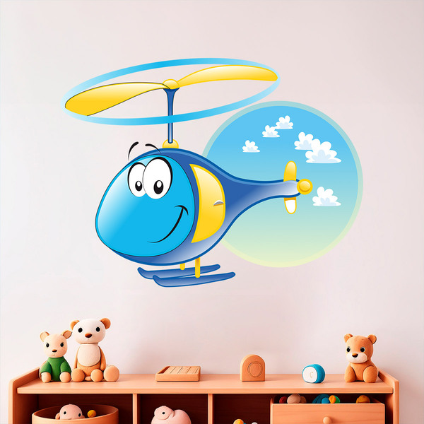 Stickers for Kids: Helicopter
