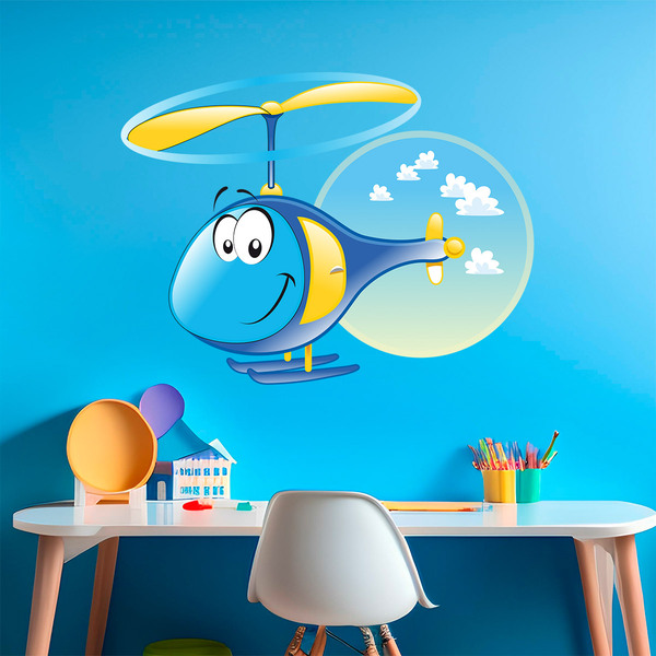 Stickers for Kids: Helicopter 3