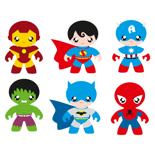 Stickers for Kids: Heroes Kit