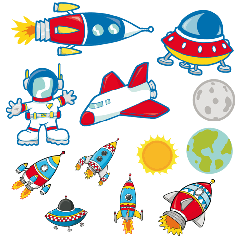 Stickers for Kids: Space Kit