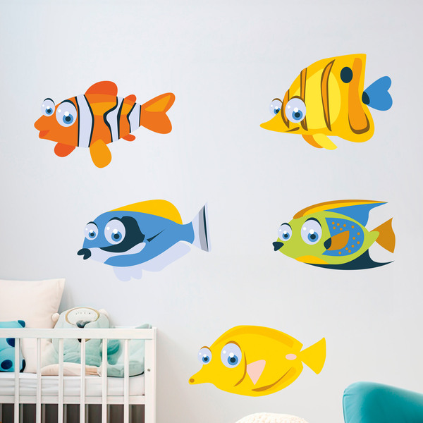 Stickers for Kids: Kit of tropical fish