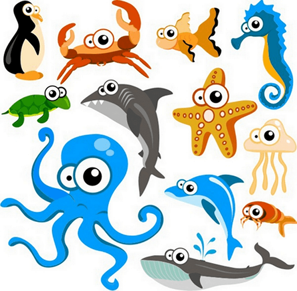 Stickers for Kids: Kit Octopus aquarium