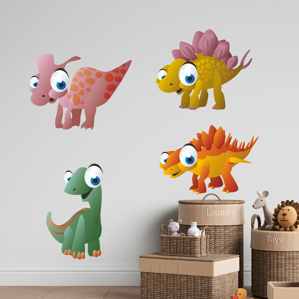 Stickers for Kids: Kit Terrestrial dinosaurs
