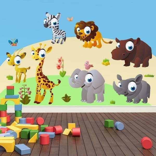 Stickers for Kids: Animals of the jungle