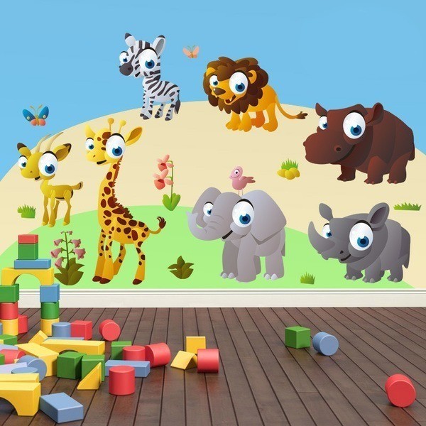 Stickers for Kids: Kit Jungle animals