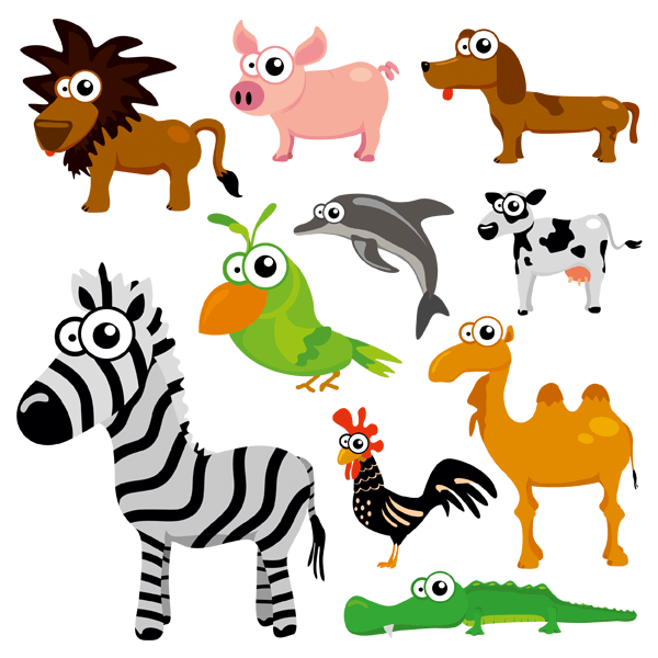 Stickers for Kids: Miscellaneous Animals Kit