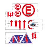 Car & Motorbike Stickers: Rally Vintage Set 4