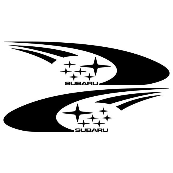 Car & Motorbike Stickers: Subaru Impreza WRC 2003