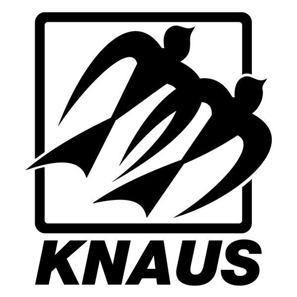Camper van decals: Knaus Logo