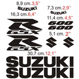 Car & Motorbike Stickers: GSXR 600 2006 2