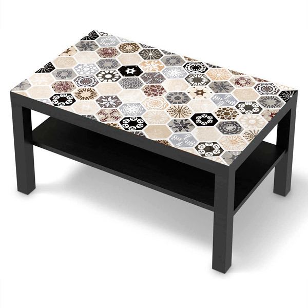 Wall Stickers: Sticker Ikea Lack Table Decorative Tiles