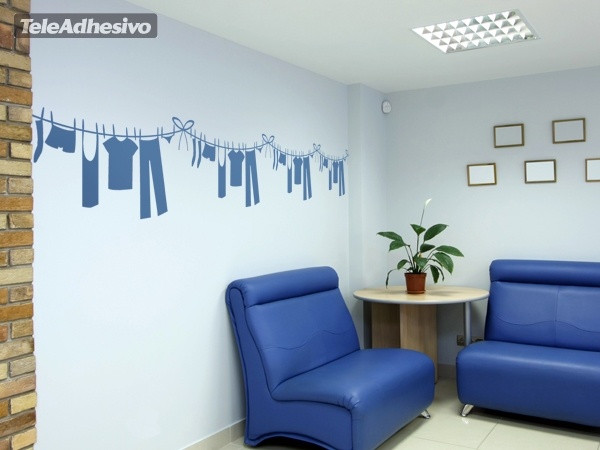 Wall Stickers: Wall Border clothes