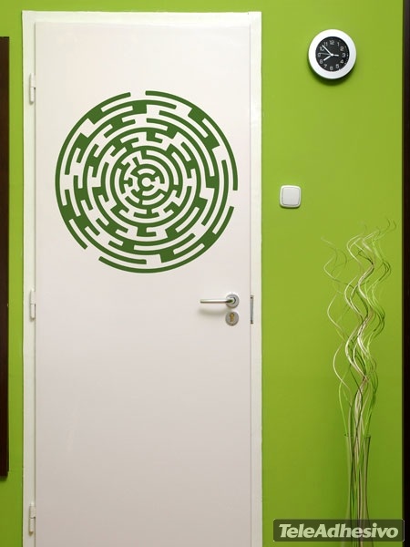 Wall Stickers: Circular Labyrinth