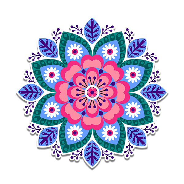 Wall Stickers: Light Mandala