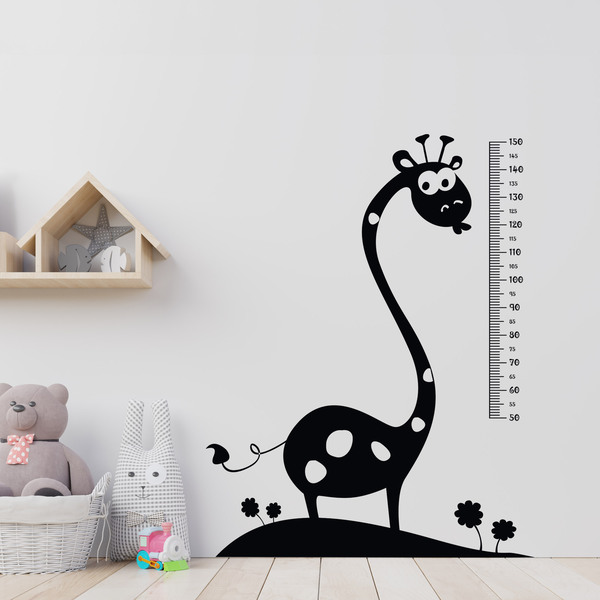 Stickers for Kids: Height Chart African giraffe