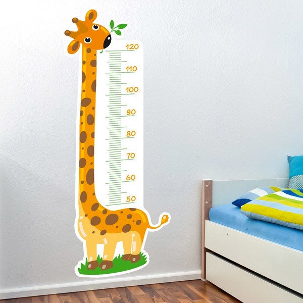 Stickers for Kids: Grow Chart nice giraffe