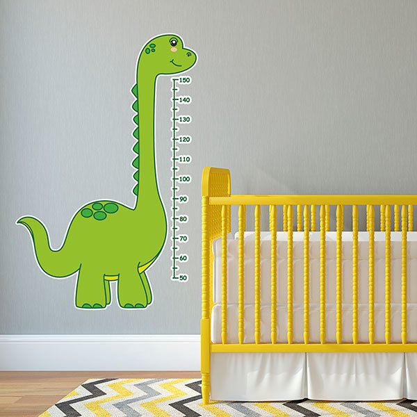 Stickers for Kids: Height Chart Diplodocus