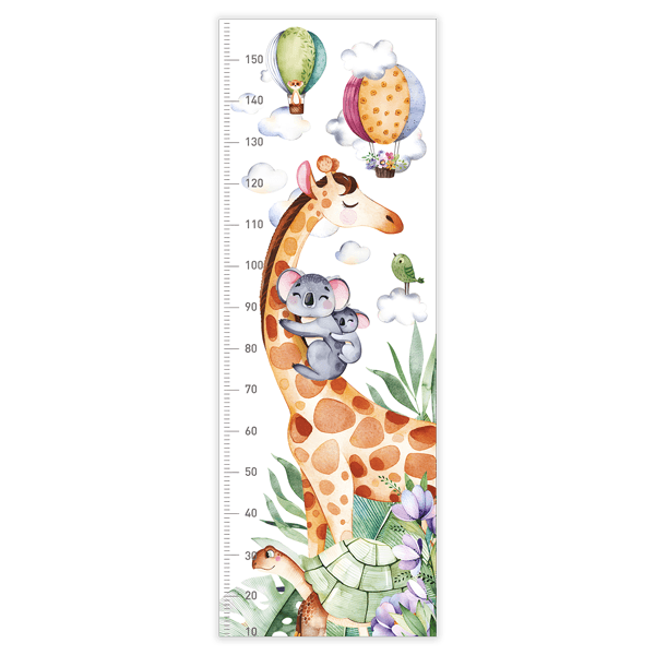 Stickers for Kids: Giraffe and koala meter