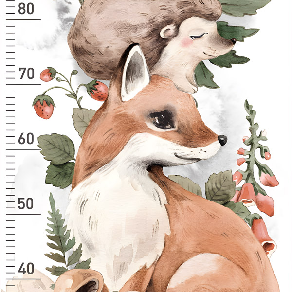 Stickers for Kids: Forest animal meter