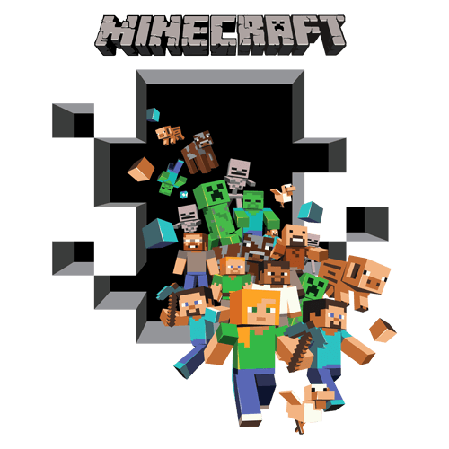 Wall Stickers: Minecraft 3D 2