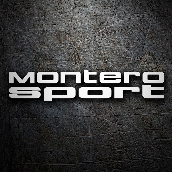 Car & Motorbike Stickers: Montero Sport