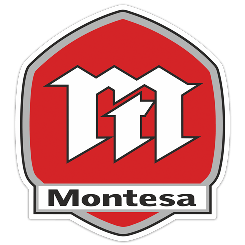 Car & Motorbike Stickers: Montesa logo 2