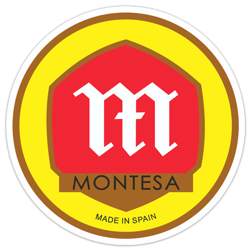 Car & Motorbike Stickers: Red Montesa logo