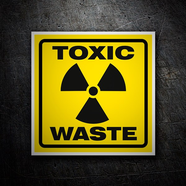 Car & Motorbike Stickers: Sticker sign Toxic waste