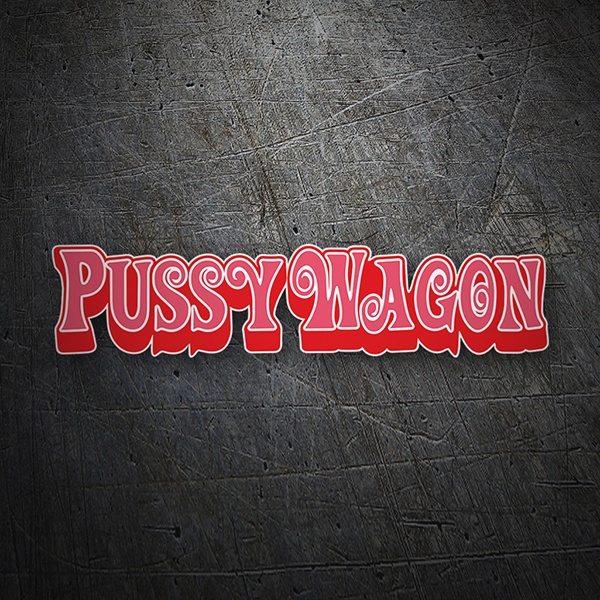 Car & Motorbike Stickers: Pussy Wagon